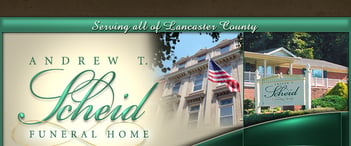 Andrew T. Scheid Funeral Home banner image.